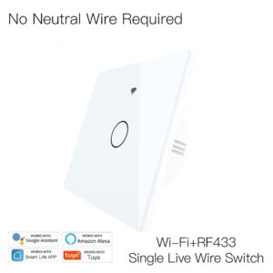 Lanka Smart Switch | 1 Gang Smart Switch (No Neutral Needed)