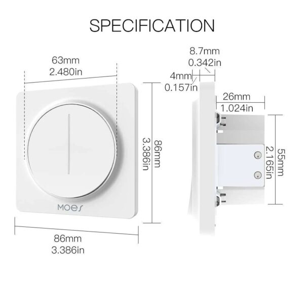 Lanka Smart Swwitch | Smart Wifi Touch Dimmer